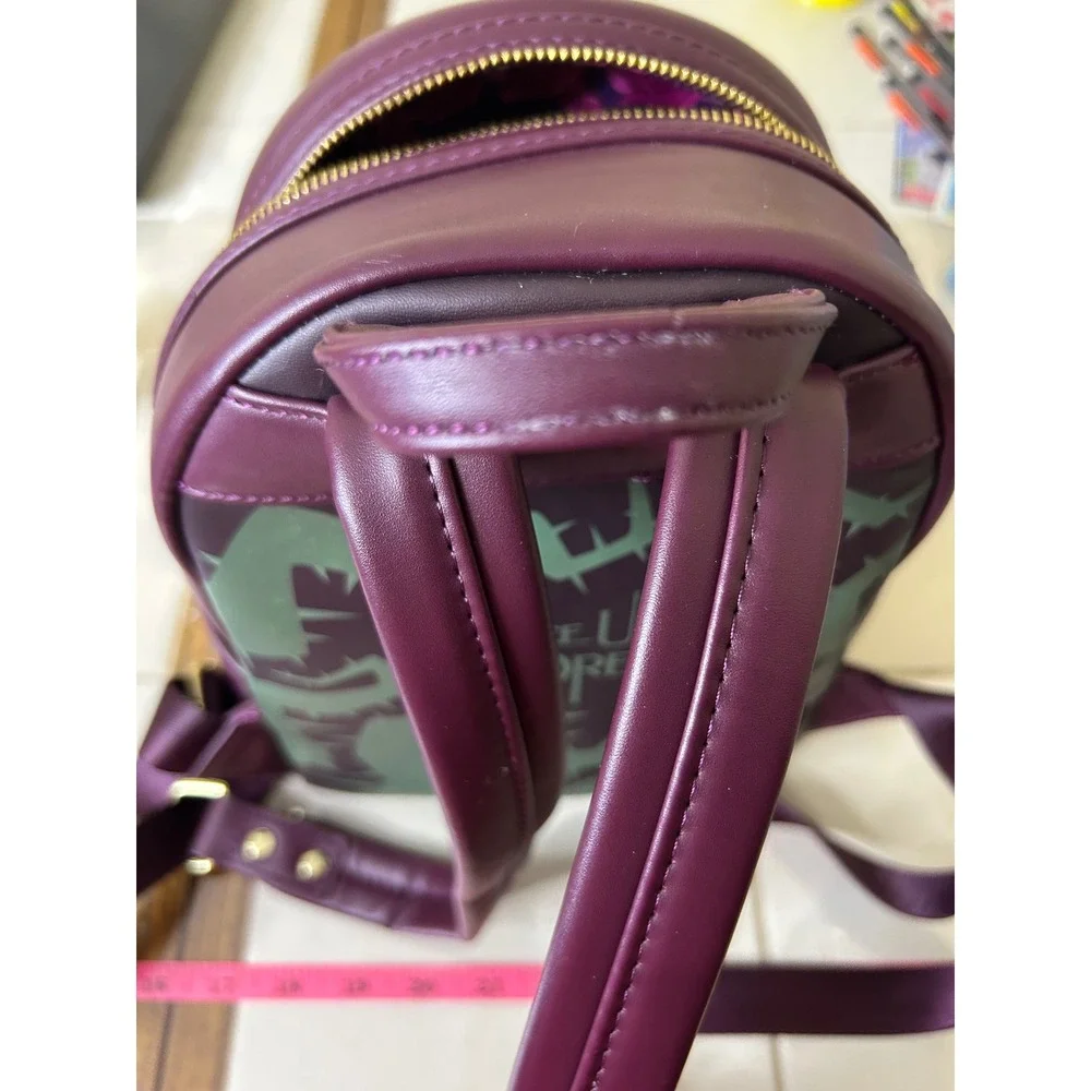 Loungefly Disney Sleeping Beauty Briar Rose Prince Phillip Mini Backpack Purple